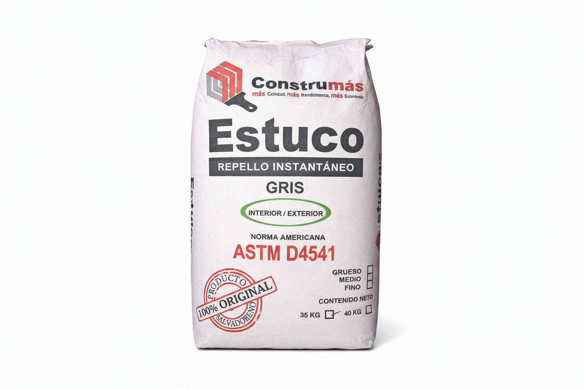 ESTUCO GRIS MEDIO 35 KG CONSTRUMAS PT-0004