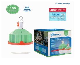 FOCO LED DE EMERGENCIA TIPO GARRAFON 40W STARLED SL-LREB-40W-GN