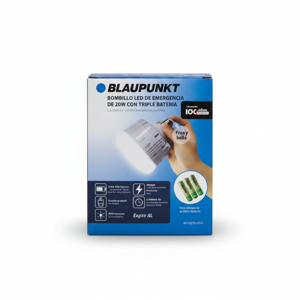 FOCO LED EMERGENCIA 20W BKLEDB9821 BLAUPUNKT