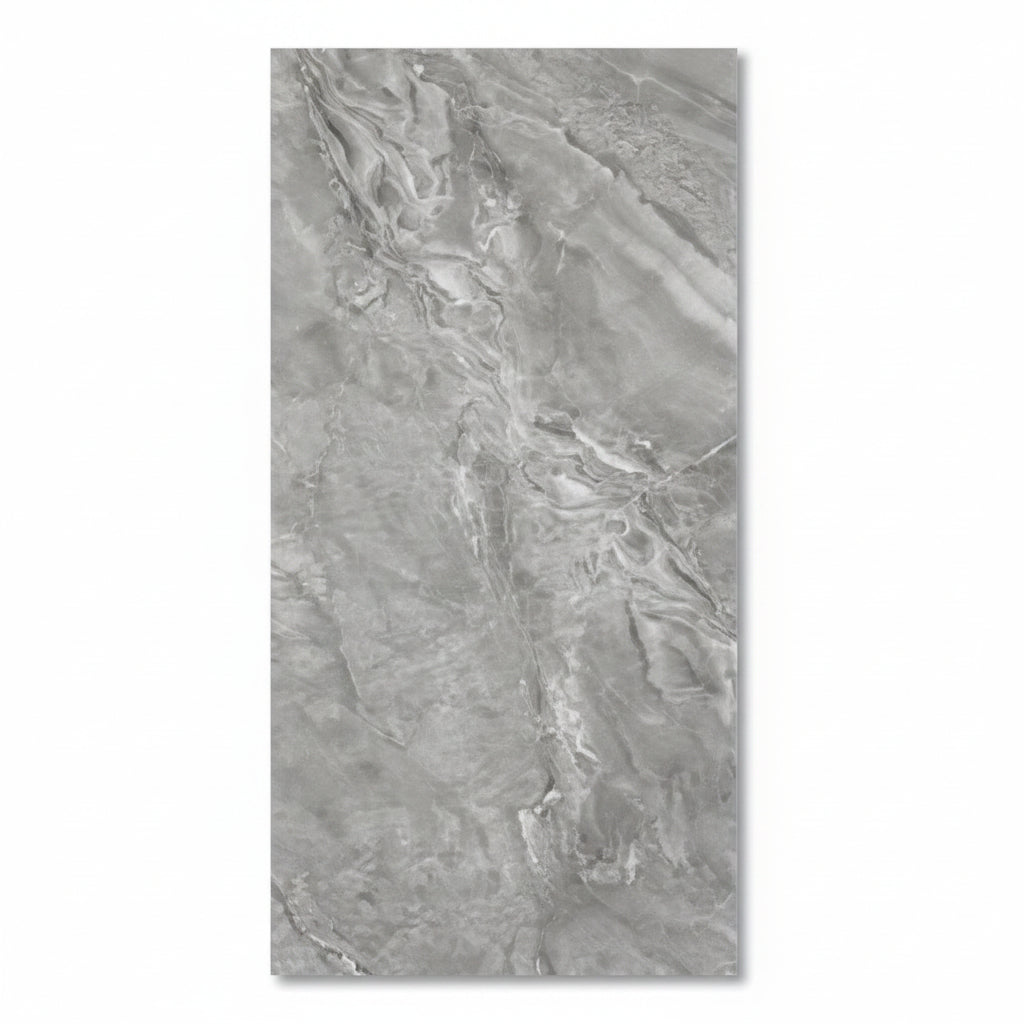 PORCELANATO ALASKA GRIS ACABADO BRILLANTE 60X120CM 1353