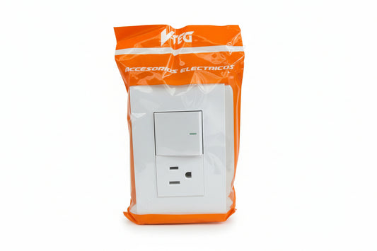 TOMA Y APAGADOR BLANCO V-TEG DL-211934