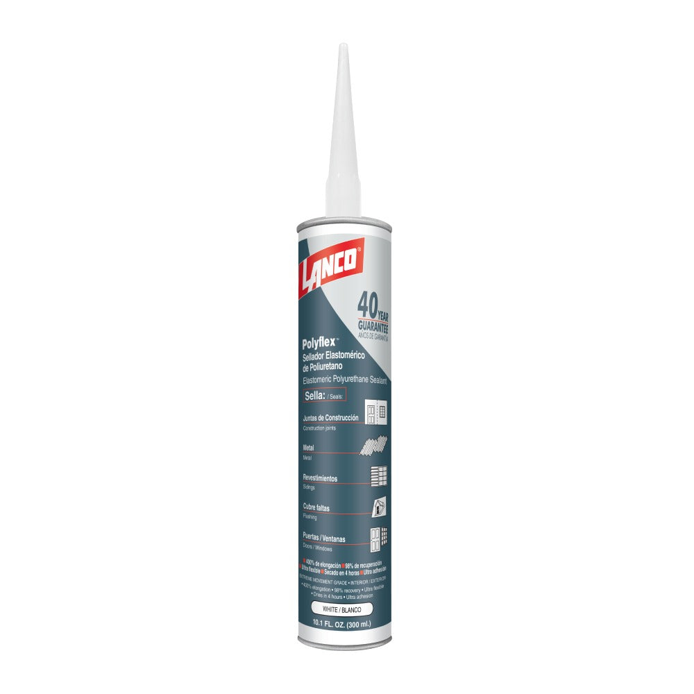 SELLADOR ELASTOMERICO BLANCO 10.1 ONZ 300ML CC346-18 CARTUCHO LANCO