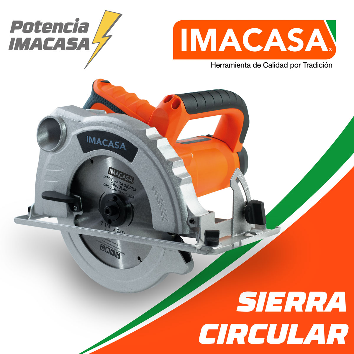 SIERRA CIRCULAR 1450W IMACASA SIE-CIP-71/4