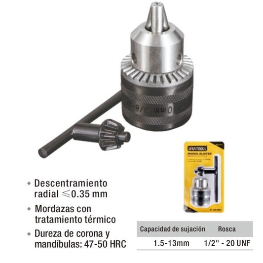 MANDRIL PARA TALADRO 13 MM 1/2PLG UYUSTOOLS  MDB13U
