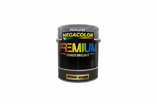 ESMALTE PREMIUM MEGACOLOR ALUMINIO BRILLANTE 1/4 0405600-04
