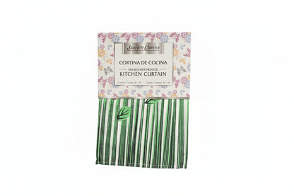 CORTINA DE COCINA 3 PIEZAS 60 × 36 PULGADAS SCARLET CLASSICS