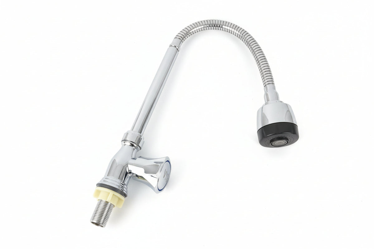 GRIFO CROMADO CUELLO DE GANZO VG MB600A