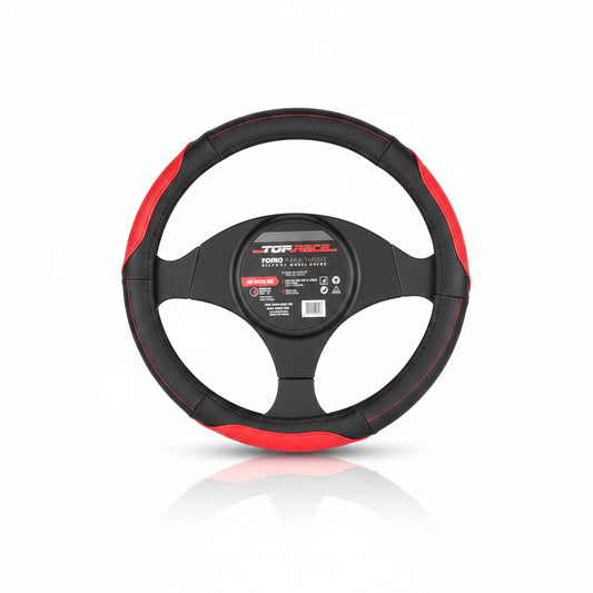 FORRO PARA TIMON NEGRO/ROJO LAFA RACING LF-4213-NR