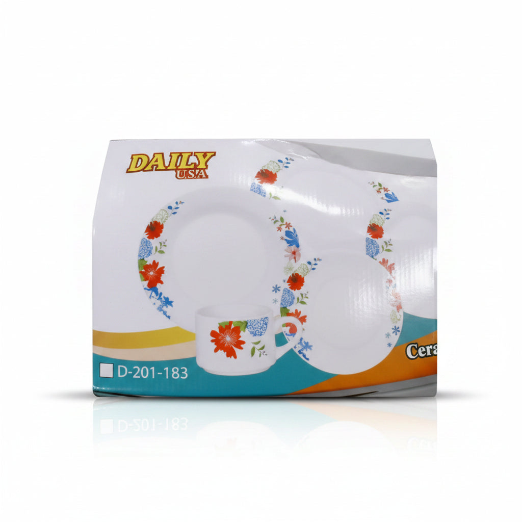 VAJILLA CERAMICA 20 PZAS DAILY D-201-184