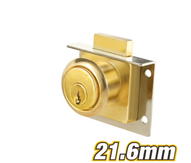 CERRADURA PARA GAVETA 21.6MM DORADA CHM21DC UYUSTOOLS
