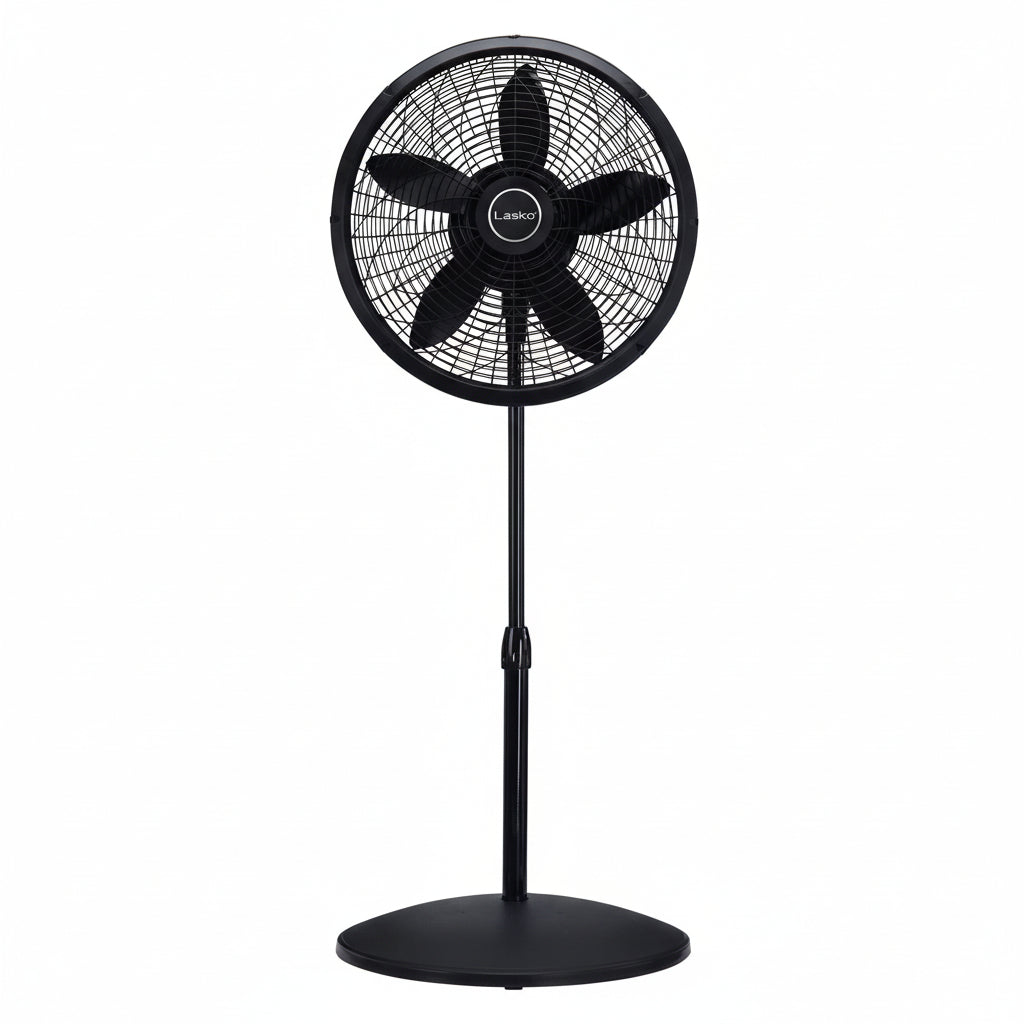 VENTILADOR DE PEDESTAL LASKO 18 PLG NEGRO