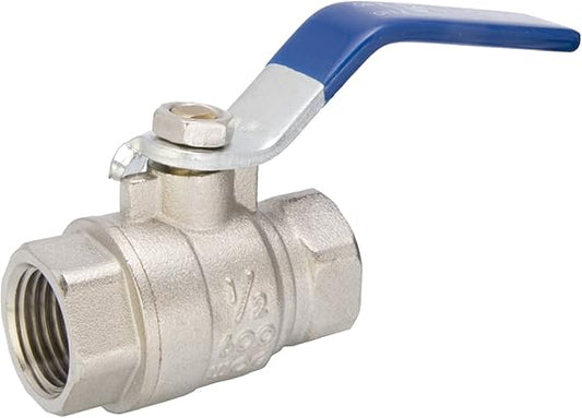 VALVULA DE BOLA NIQUELADO 1/2PLG AQUA PLUS  QFZ130-1/2