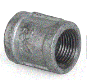 UNION GALVANIZADA CON ROSCA DE 1/2 PLG