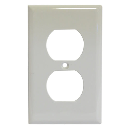 PLACA DOBLE DE BAQUELITA BLANCO EAGLE 2132-W
