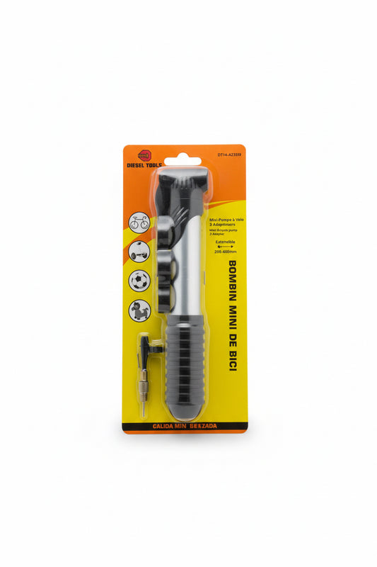 BOMBA DE AIRE PARA BICICLETA DIESEL TOOLS DT14-AZ3539
