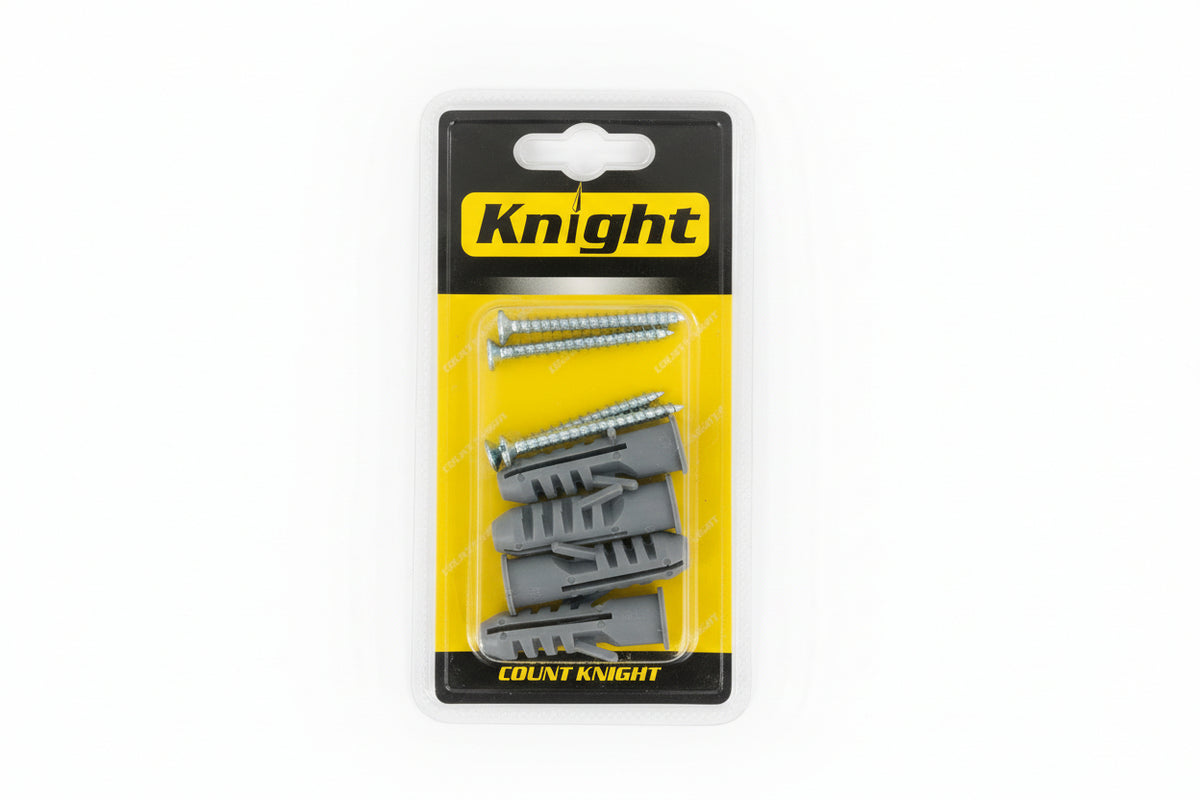 SET DE ANCLAS EXPANSIVAS+TORNILLO 12MM KNIGHT