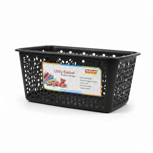 CESTA PLASTICA MULTIUSO COLORES 14231 RATAN