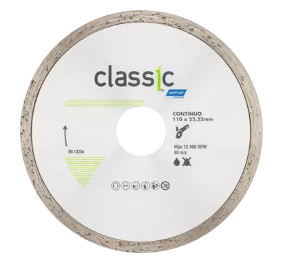 DISCO NORTON DE DIAMANTE CONTINUO DE 110X22.23MM CLASSIC