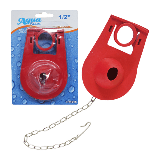 KORKY ROJO PARA TANQUE DE INODORO 1/2 AQUA BLUE  P-11218