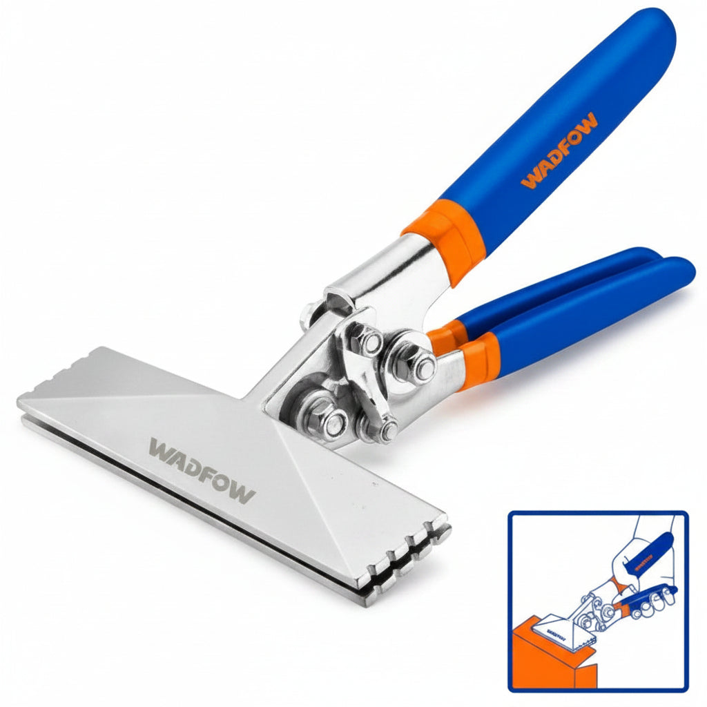 TENAZA CURVA PUNTA PLANA PARA LAMINA 15CM WADFOW WZB1501 797892