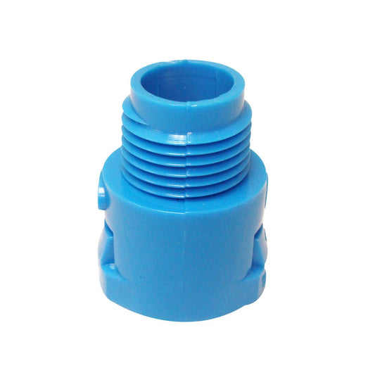 CONECTOR PVC PARA TECNODUCTO AZUL DE 3/4 PLG