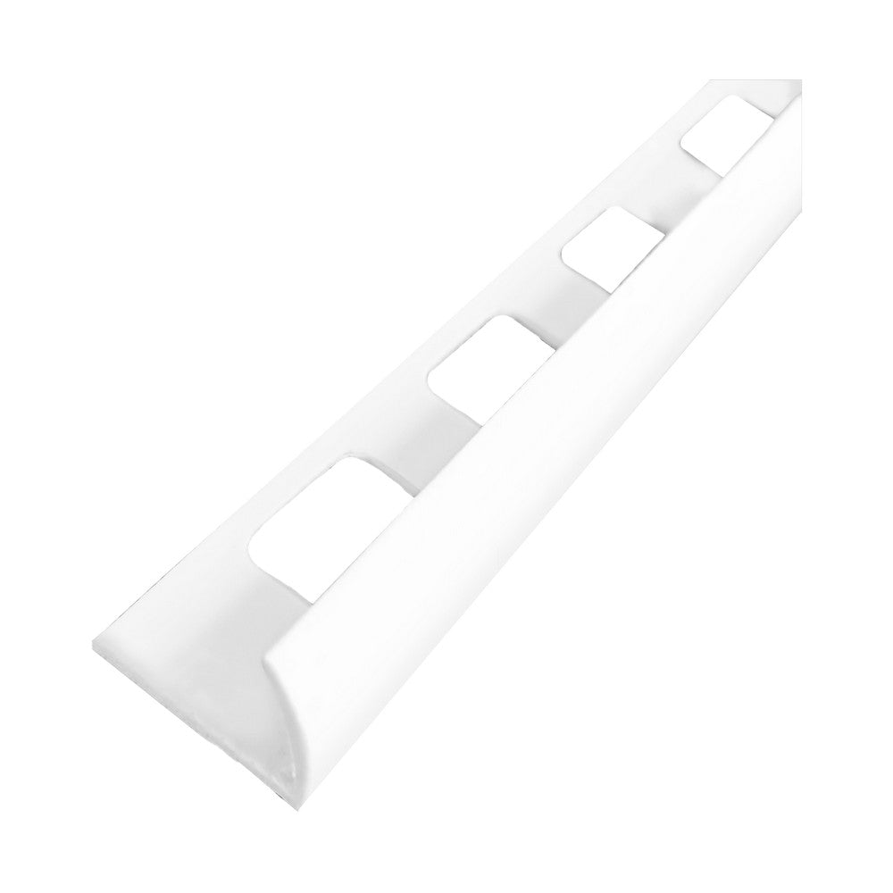 MOLDURA PVC P/CERAMICA 10MM BLANCA 2.44 METROS 77664