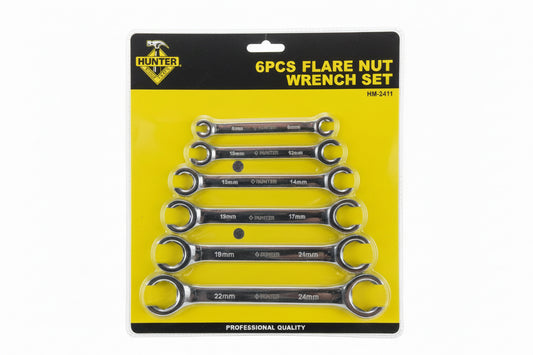 JUEGOS DE LLAVES DE TUERCAS 6PCS, HUNTER, HM-2411