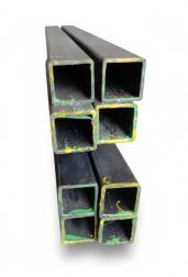 TUBO ESTRUCTURAL CUADRADO NEGRO 1X1 1.50MM 6M