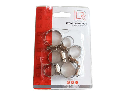 KIT DE GRAPAS PARA MANGUERA DE 6 PZAS LAFA RACING 6984