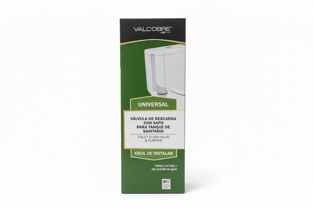 VALVULA DE DESCARGA UNIVERSAL PARA TANQUE DE INODORO DUCAS 20702