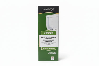 VALVULA DE DESCARGA UNIVERSAL PARA TANQUE DE INODORO DUCAS 20702