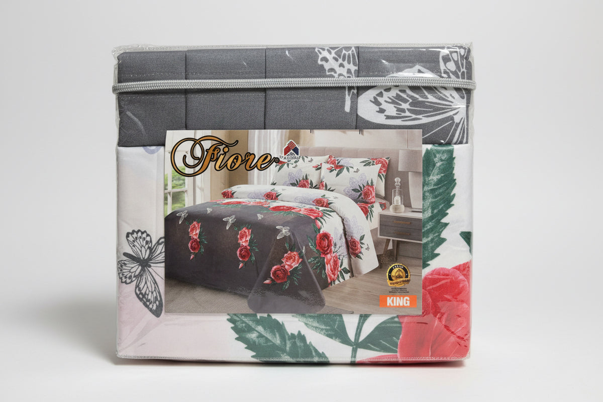 SET DE  SABANAS 6PCS QUEEN KIS-02430-CR