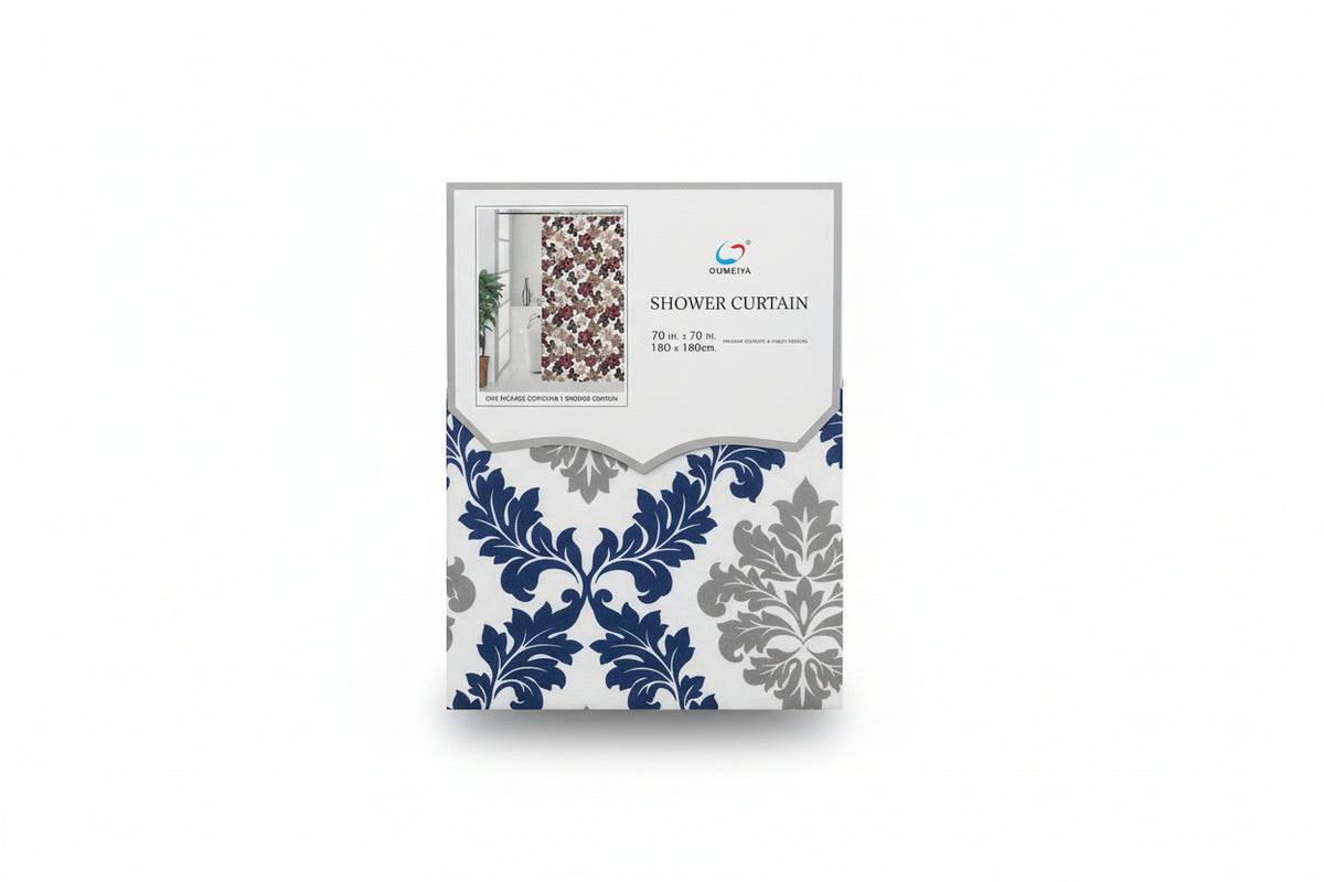 CORTINA DE BAÑO OUMEIYA 180 × 180 CM AZ8466