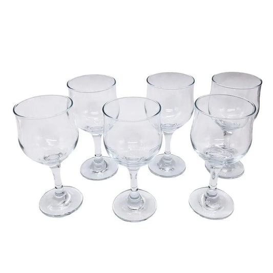 COPA VIDRIO SET 6PZAS 360ML DELI GLASSWARE EJ5936