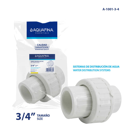 UNION UNIVERSAL PVC LISA DE 3/4 PLG