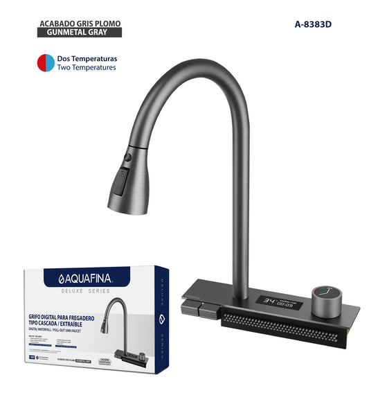 GRIFO DIGITAL PARA FREGADERO TIPO CASCADA AQUA FINA A-8383D