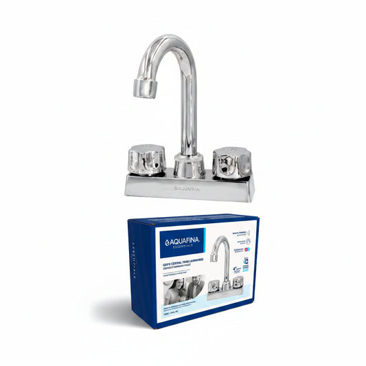 GRIFO PARA LAVAMANOS CENTRAL CROMADO 2TEMP AQUAFINA A-GSZ4001-C