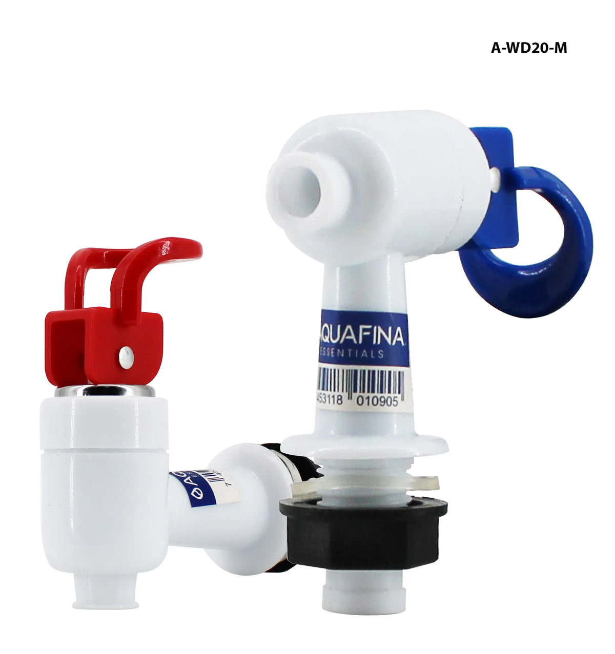 LLAVE PARA DISPENSADOR DE AGUA OASIS PLASTICO ROJO-AZUL AQUA FINA A-WD20-M