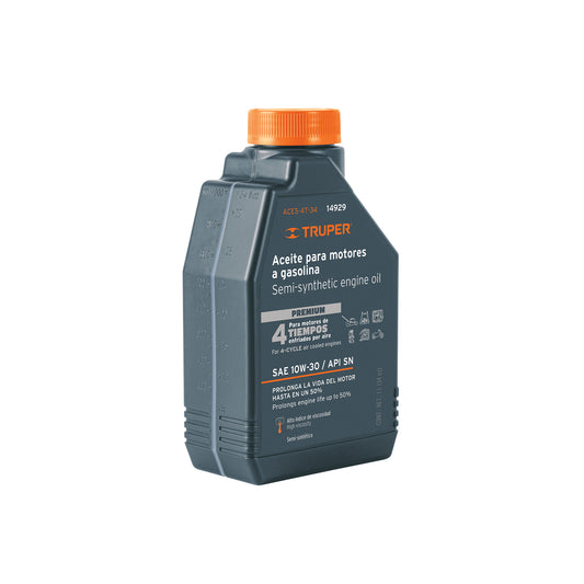 ACEITE PARA MOTOR A GASOLINA 4 TIEMPOS 1L TRUPER 14929
