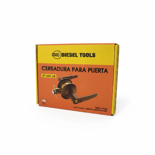 CERRADURA MANIJA COBRE ANTIGUO DIESEL TOOLS DT-3501-AB
