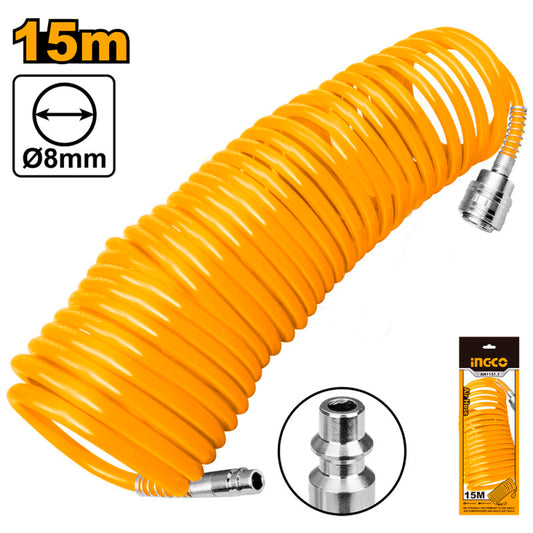 MANGUERA ESPIRAL 5MM 15MTS INGCO AH1151.1