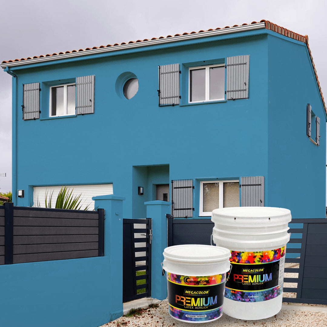 PINTURA MEGACOLOR LATEX PREMIUM AZUL ESTRELLA