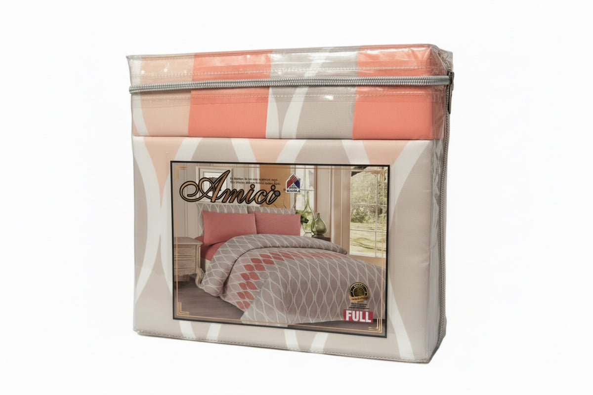 SET DE SABANAS 6PZAS 14 DISEÑOS AMICI KIS-48715