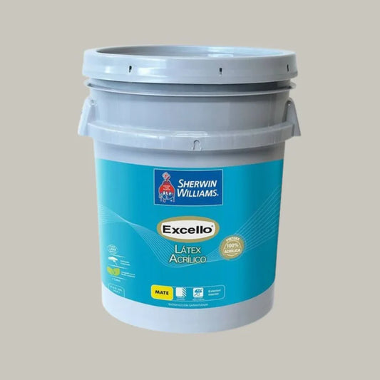 CUBETA EXCELLO LATEX GRIS PERLA SHERWIN B5A36-5