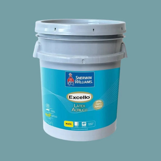 CUBETA EXCELLO LATEX AZUL CENICIENTA SHERWIN B5LSA5-5