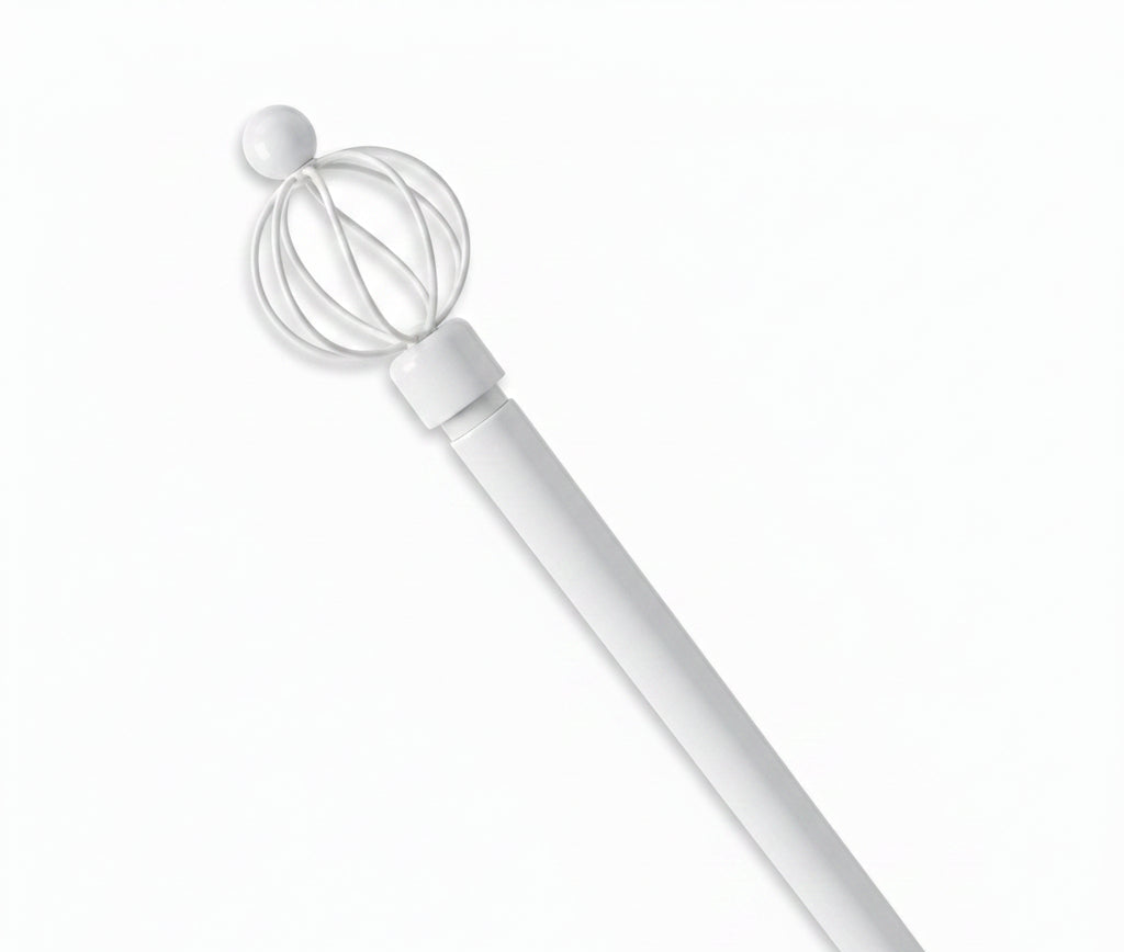 CORTINERO BLANCO EXTENSIBLE DE 70-120 CM FB19033