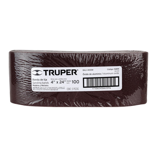 LIJA DE BANDA GRANO 100  TRUPER 15899  UNIDAD