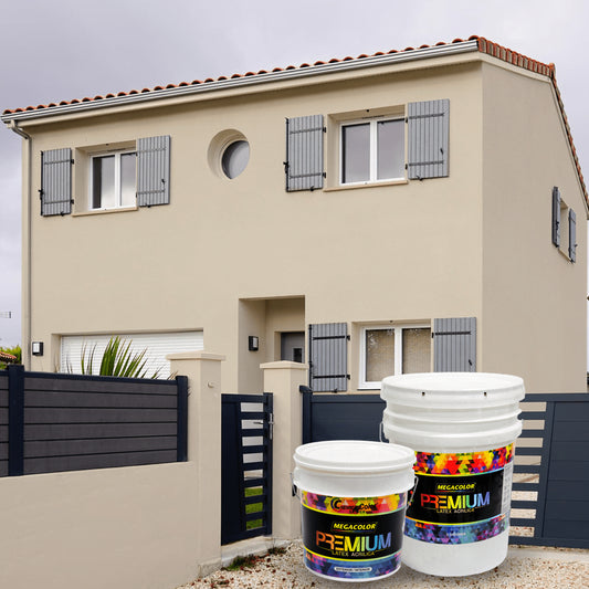 PINTURA MEGACOLOR LATEX PREMIUM BLANCO ANTIGUO