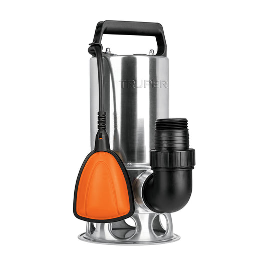 BOMBA SUMERGIBLE METALICA PARA AGUA SUCIA DE 1HP 8M TRUPER12607