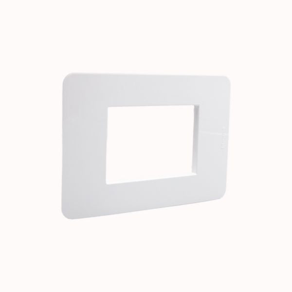 PLACA TRIPLE BLANCA SIN PUENTE MATIX GO BTICINO JA4803JW